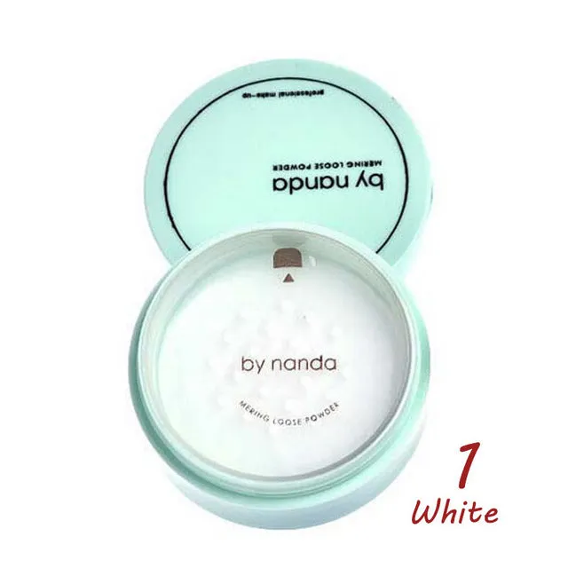 3 Color Translucent Pressed Powder with Puff Smooth Face Makeup Foundation Waterproof Loose PowderSkin Finish Setting Powder