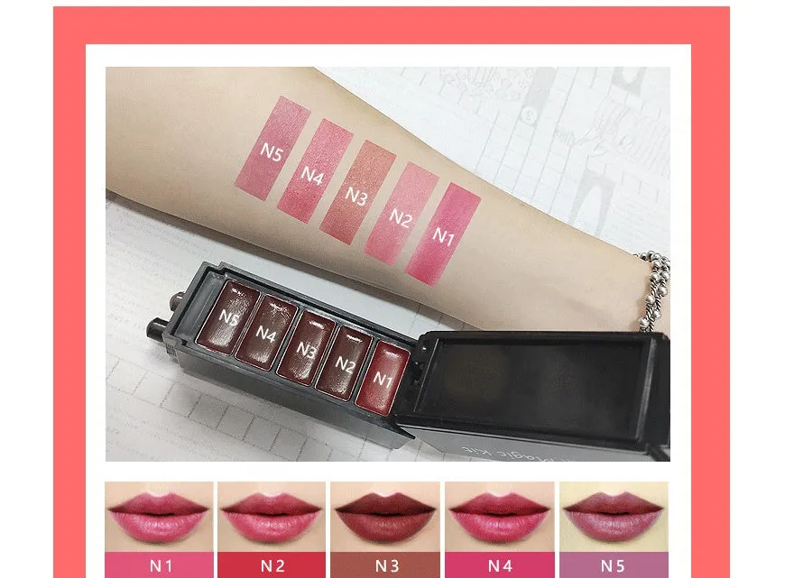 8-in-1 Eye Makeup Lipstick Shadow Mascara Kit