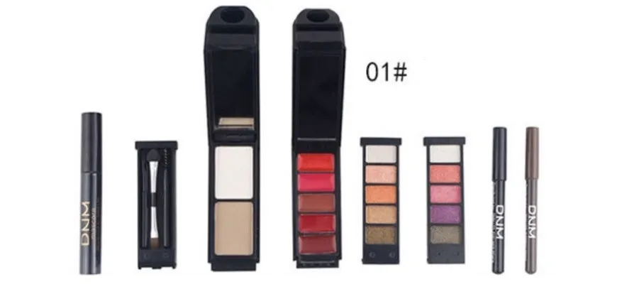 8-in-1 Eye Makeup Lipstick Shadow Mascara Kit