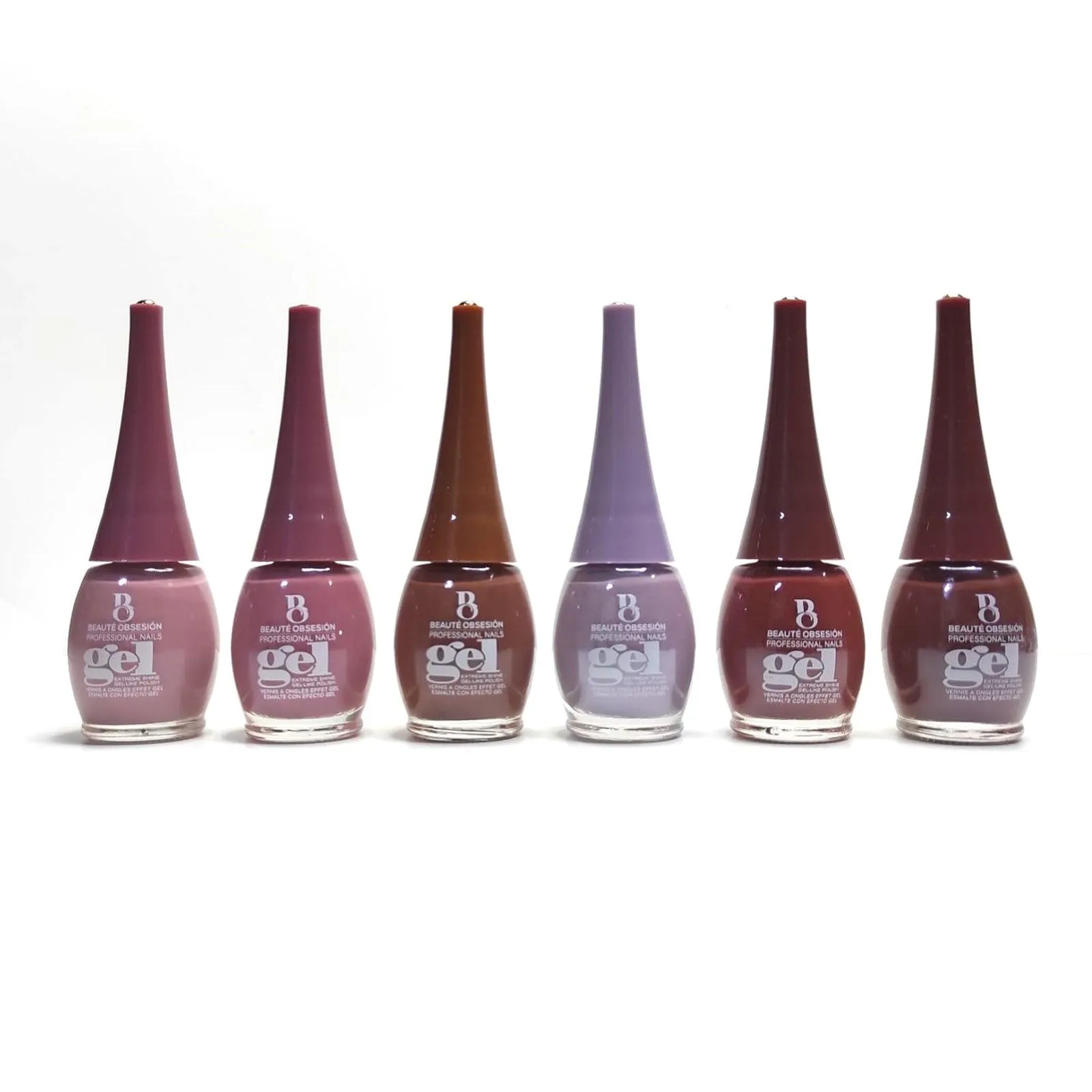 Beaute Obsession Nail Gel Polish - 6Pcs