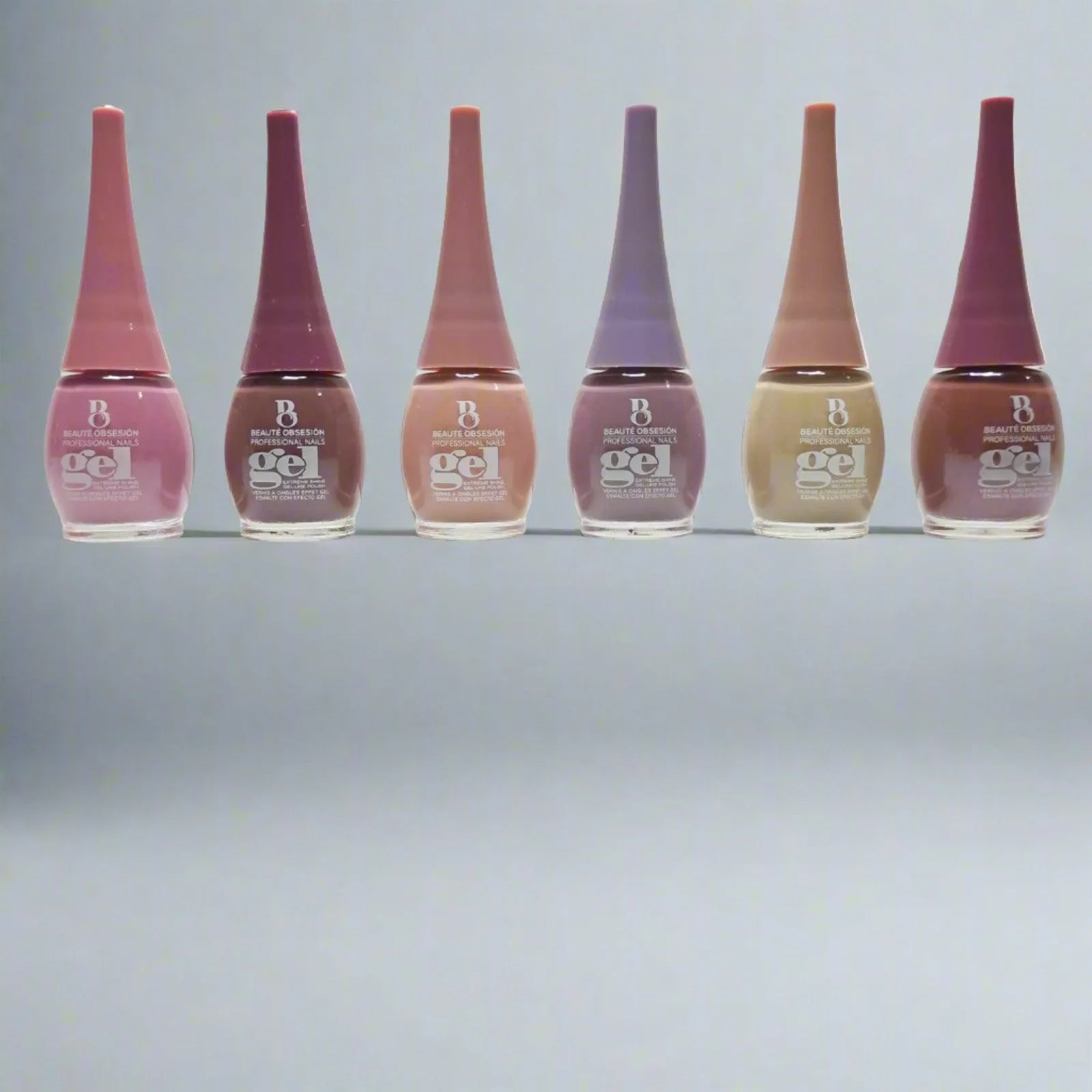 Beaute Obsession Nail Gel Polish - 6Pcs