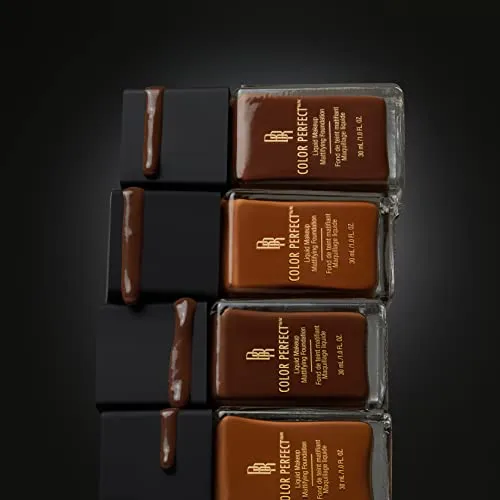 Black Radiance Color Perfect Liquid Full Coverage Foundation Makeup, Butter Scotch, 1 Fl Oz (Pack of 2)