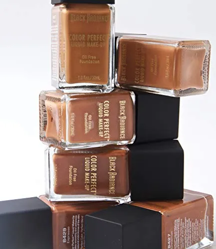 Black Radiance Color Perfect Liquid Full Coverage Foundation Makeup, Butter Scotch, 1 Fl Oz (Pack of 2)