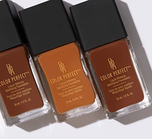 Black Radiance Color Perfect Liquid Full Coverage Foundation Makeup, Butter Scotch, 1 Fl Oz (Pack of 2)