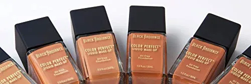 Black Radiance Color Perfect Liquid Full Coverage Foundation Makeup, Butter Scotch, 1 Fl Oz (Pack of 2)