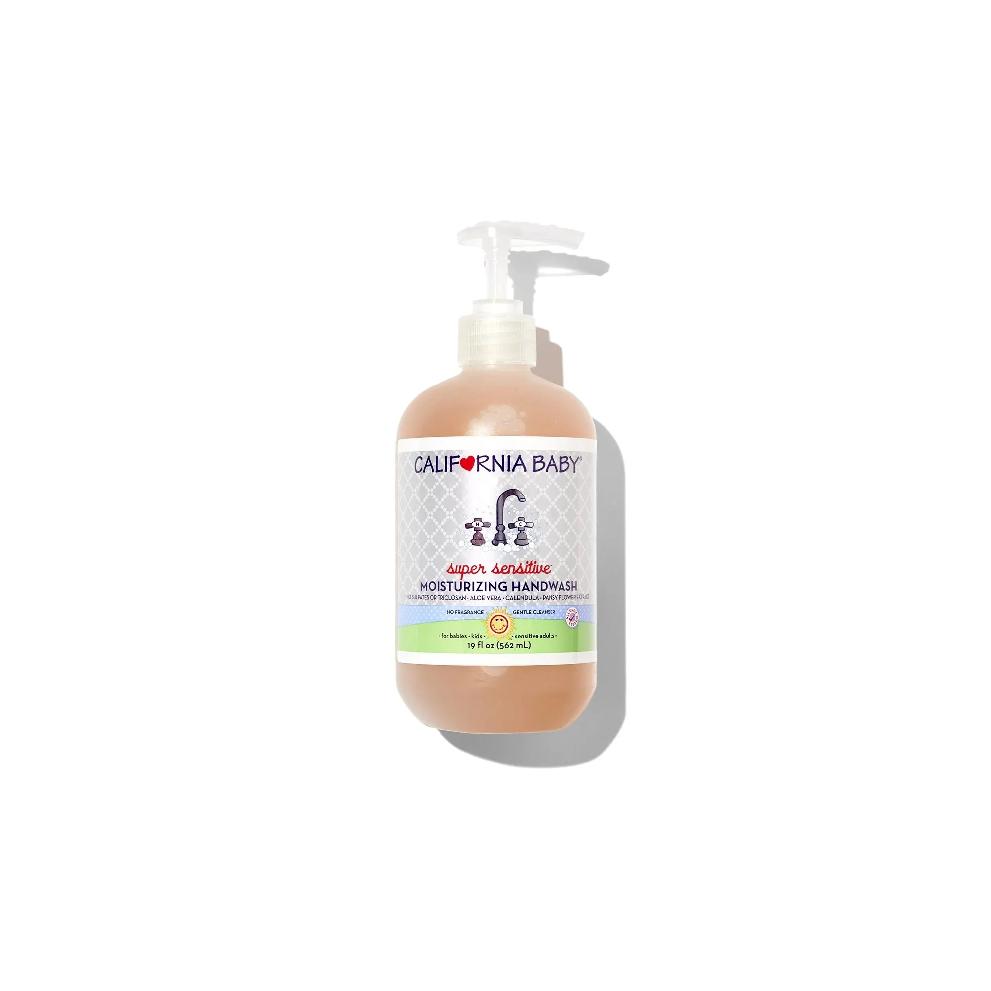 California Baby Super Sensitive™ (Fragrance Free) MOISTURIZING HANDWASH by California Baby