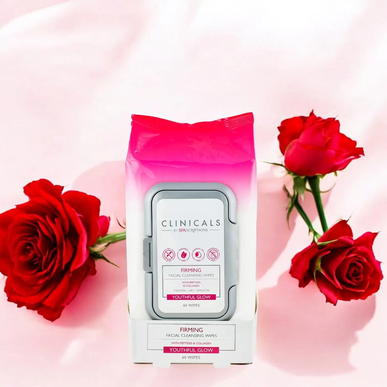Clinicals By Spascriptions Firming Facial Cleansing Wipes