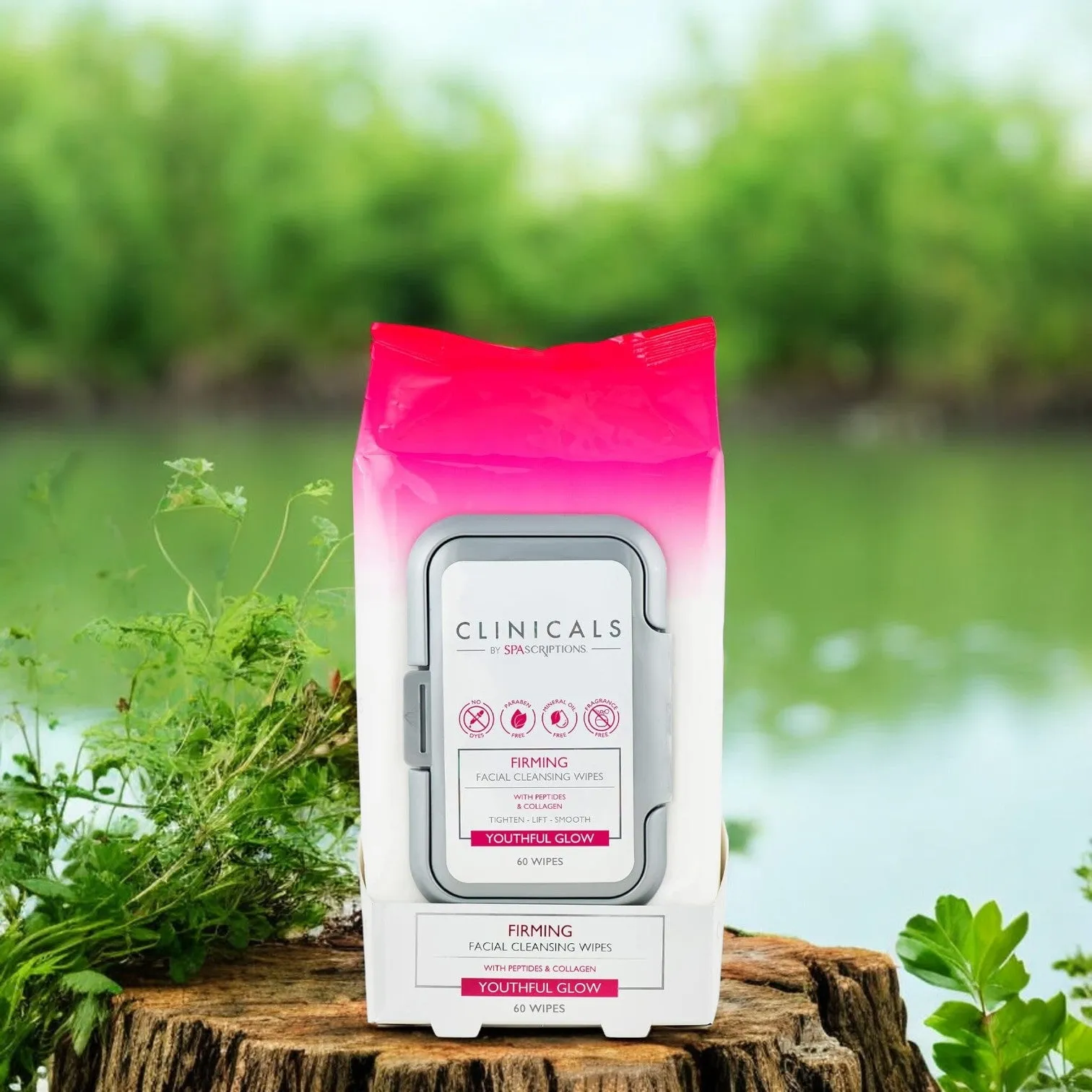 Clinicals By Spascriptions Firming Facial Cleansing Wipes