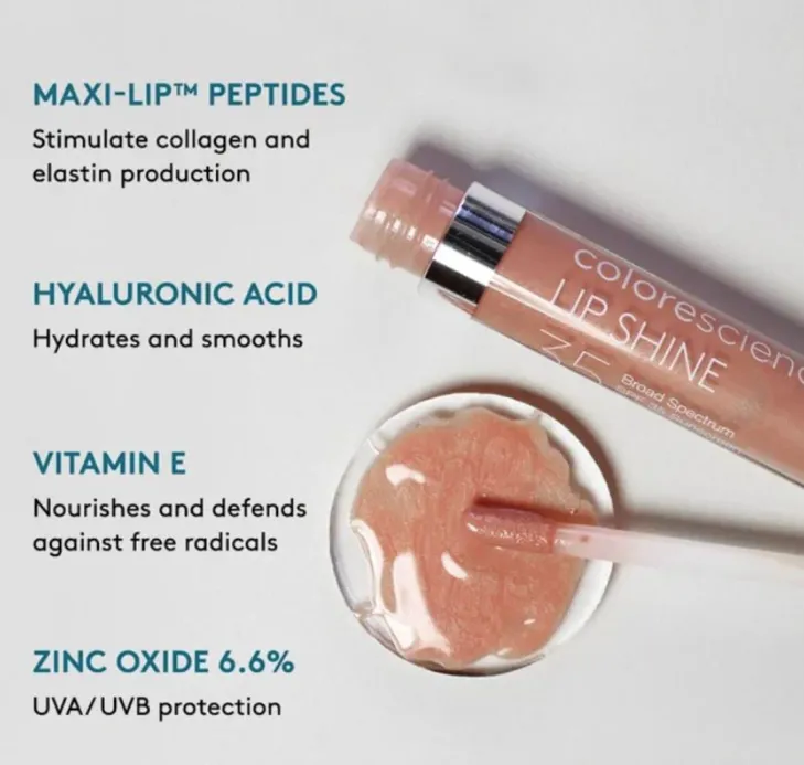 Colorescience Lip Shine SPF35 Coral 4ml