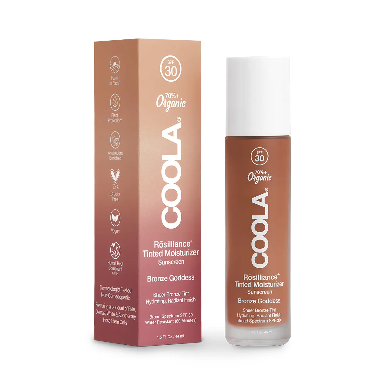 Coola Rōsilliance® Tinted Moisturizer Organic Sunscreen SPF 30