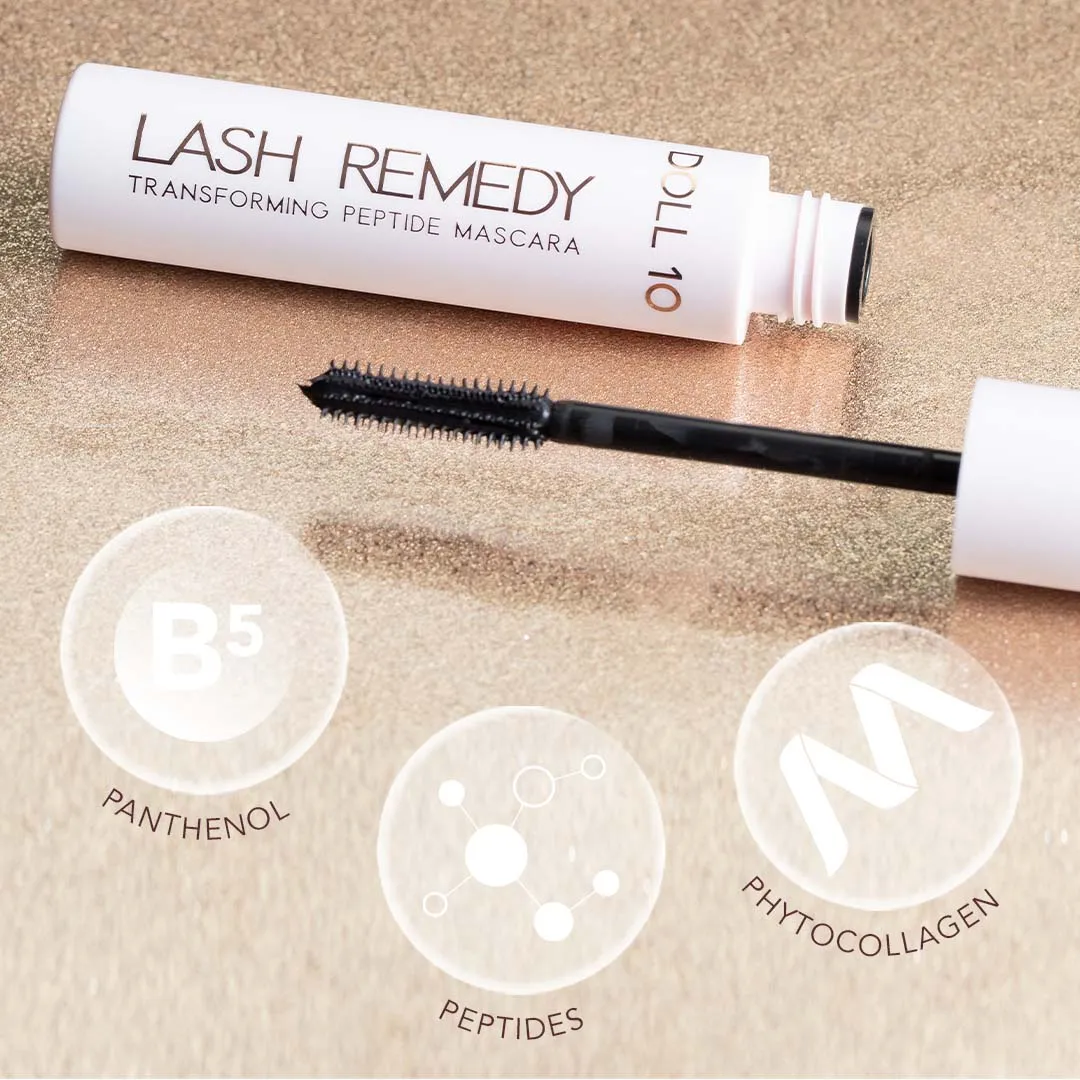 DOLL 10 LASH REMEDY TRANSFORMING PEPTIDE MASCARA