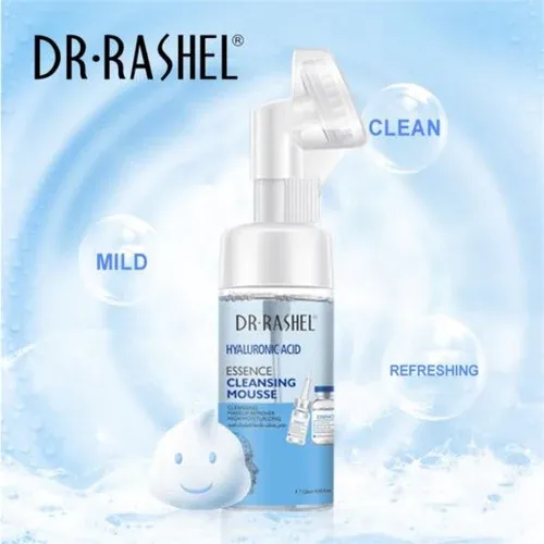 Dr. Rashel Hyaluronic Acid Cleansing Mousse Brush, 120ml