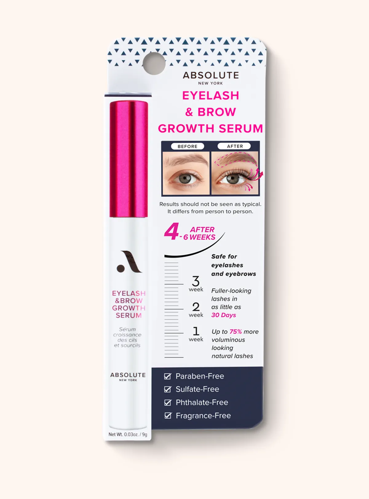 Eyelash & Brow Growth Serum
