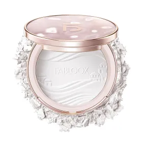 FABLOOX Soft Focus Pressed Powder, Talc-Free Translucent Setting Powder & Finishing Powder, Oil Control Blurs Fine Lines and Pores, Brightens Skin, Waterproof, Long-Lasting Matte Finish, Natural