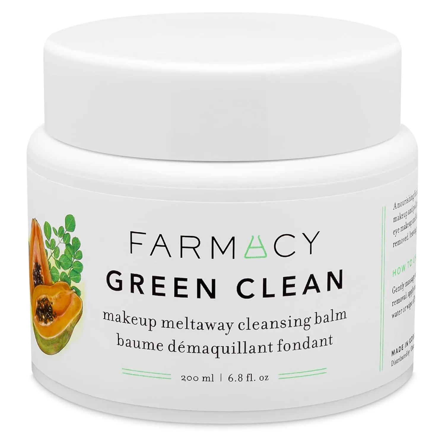 Farmacy's Green Clean Makeup Remover Balm: A Natural Cleansing Delight, Perfect for Effortlessly Removing Makeup & SPF