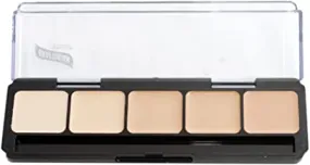 Graftobian HD High-Definition Glamour Creme Palette, Warm #1.39oz., 11g
