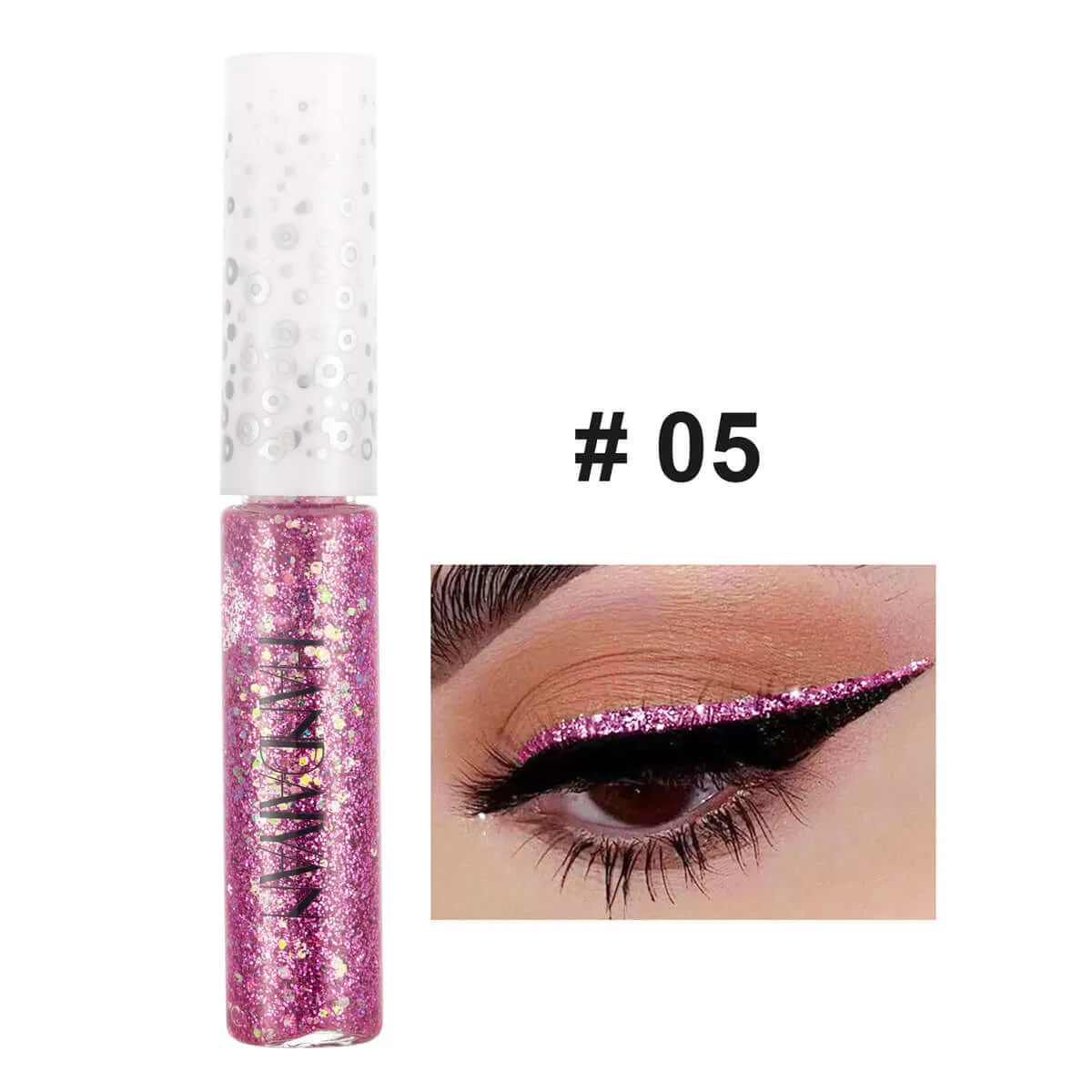 HANDAIYAN 12 Colors Sequin Eyeliner