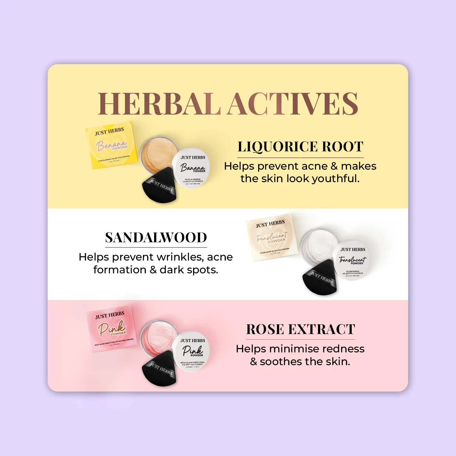 HD Makeup Setting Powders : 15g
