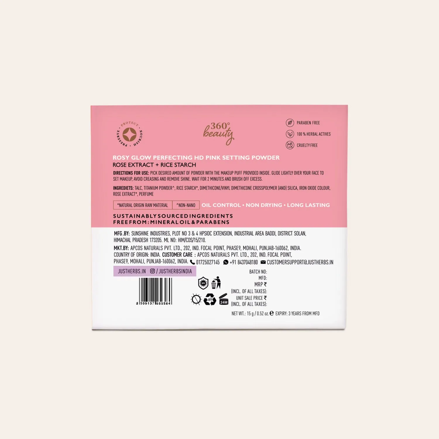 HD Makeup Setting Powders : 15g