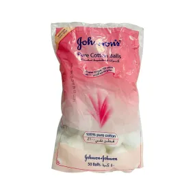 Johnson's Pure Cotton Balls 50 Pieces