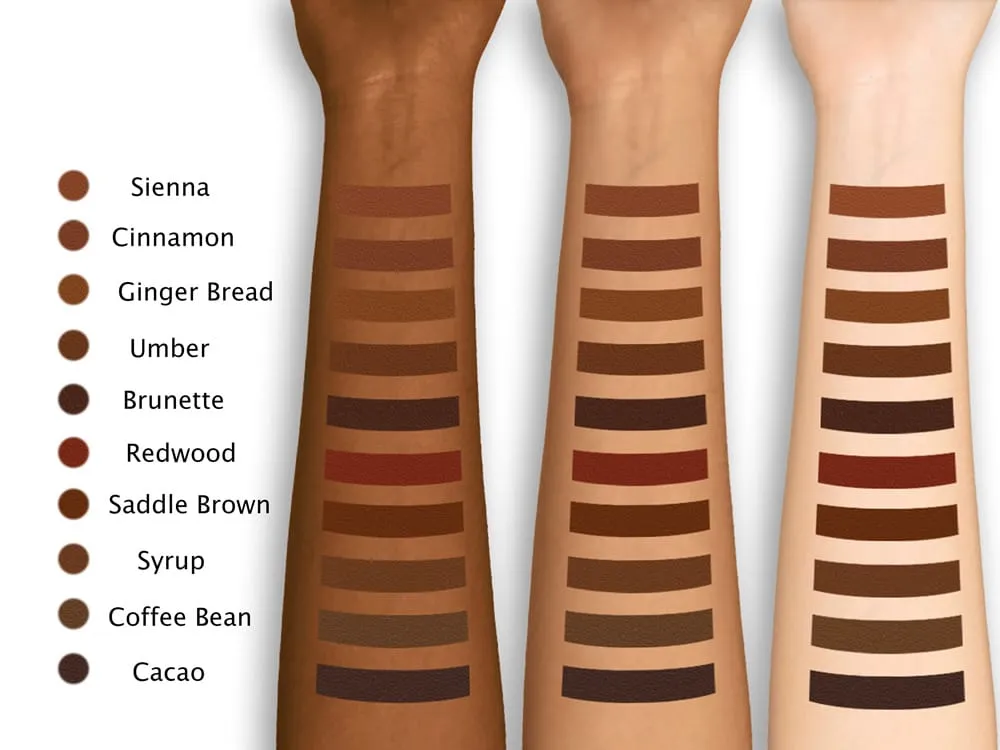 Jordane Cosmetics Total Tattoo Coverage Dark Tones Palette