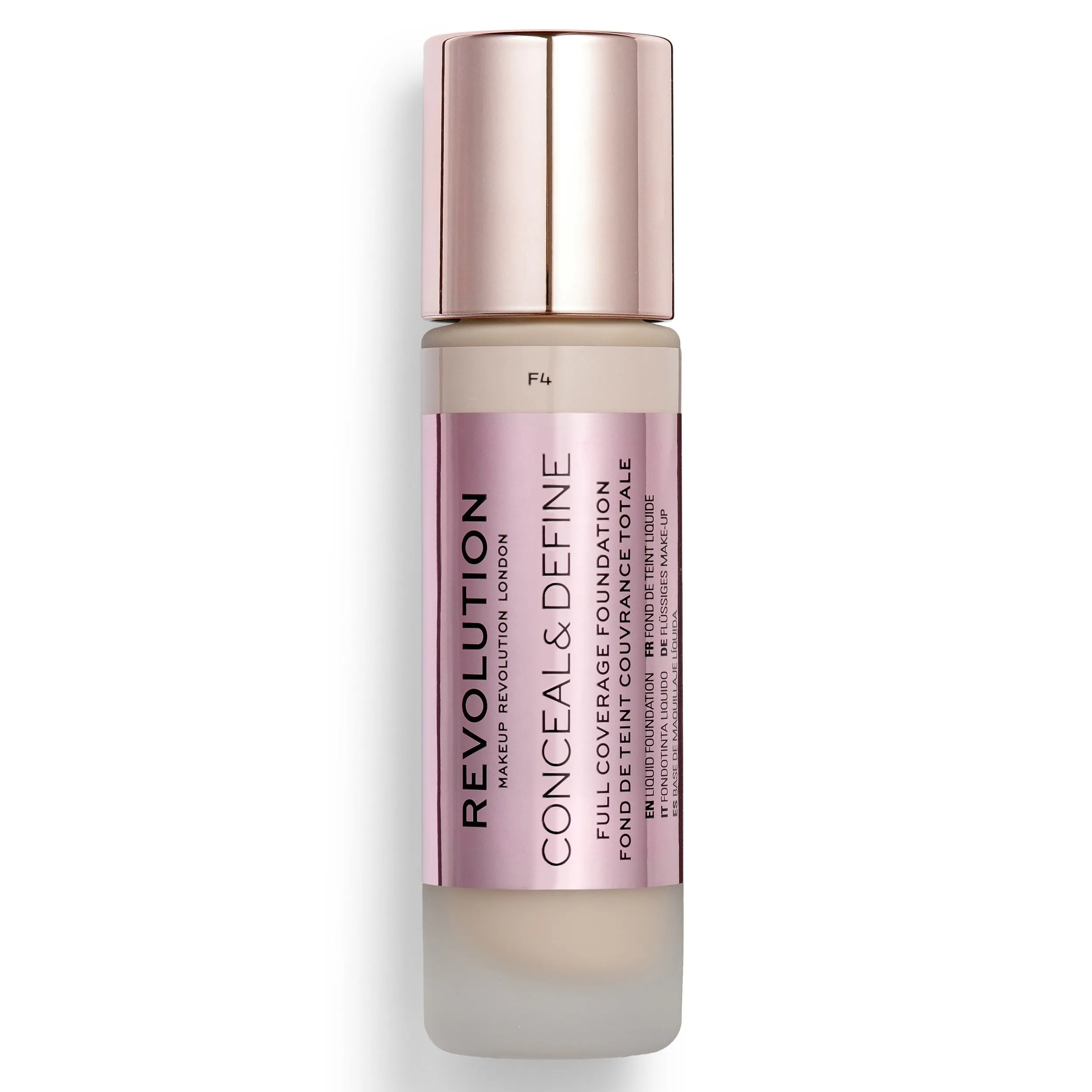 MAKEUP REVOLUTION Conceal & Define Foundation - F4