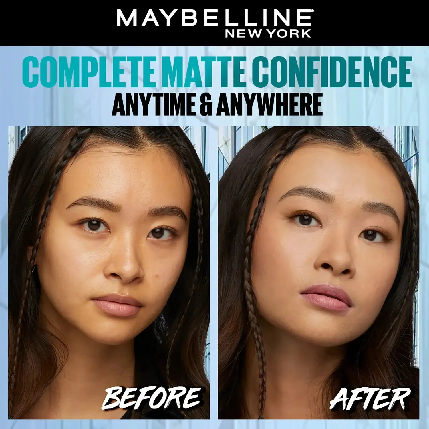 Maybelline New York Fit Me Matte   Poreless Compact Powder, 220 Natural Beige, 6g