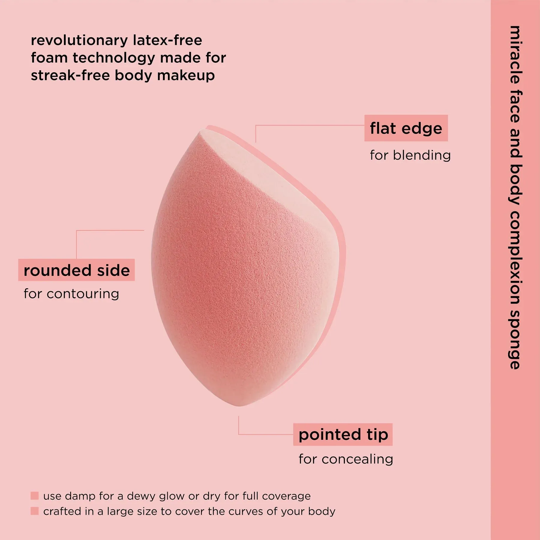 Miracle Face   Body Sponge