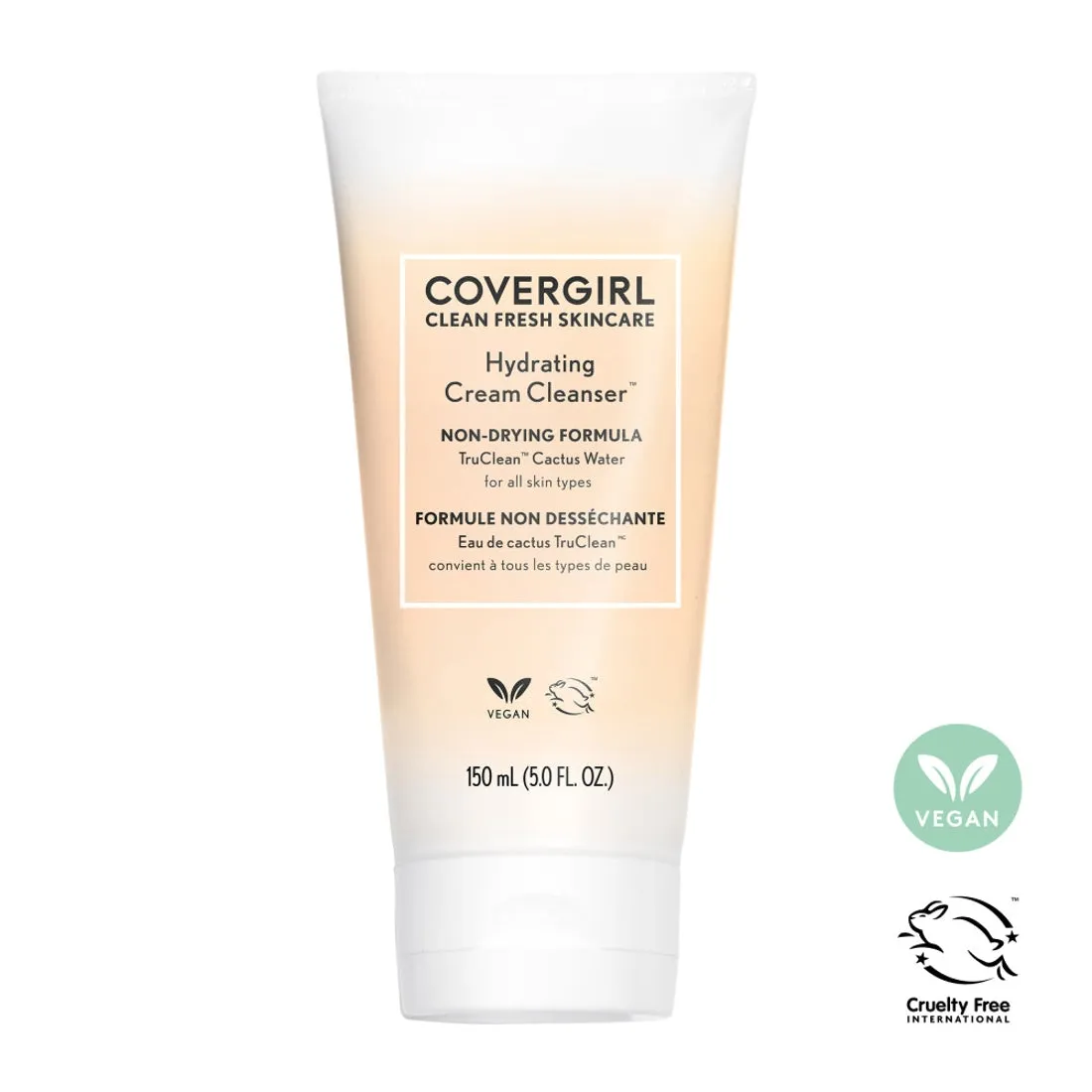 New Covergirl Clean Fresh Skincare Hydrating Cream Cleanser 150 ml