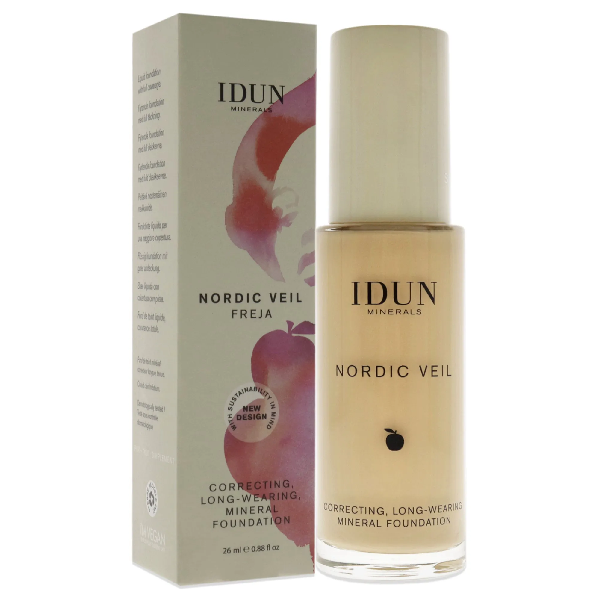 Nordic Veil Foundation - 306 Freja by Idun Minerals for Women - 0.88 oz Foundation
