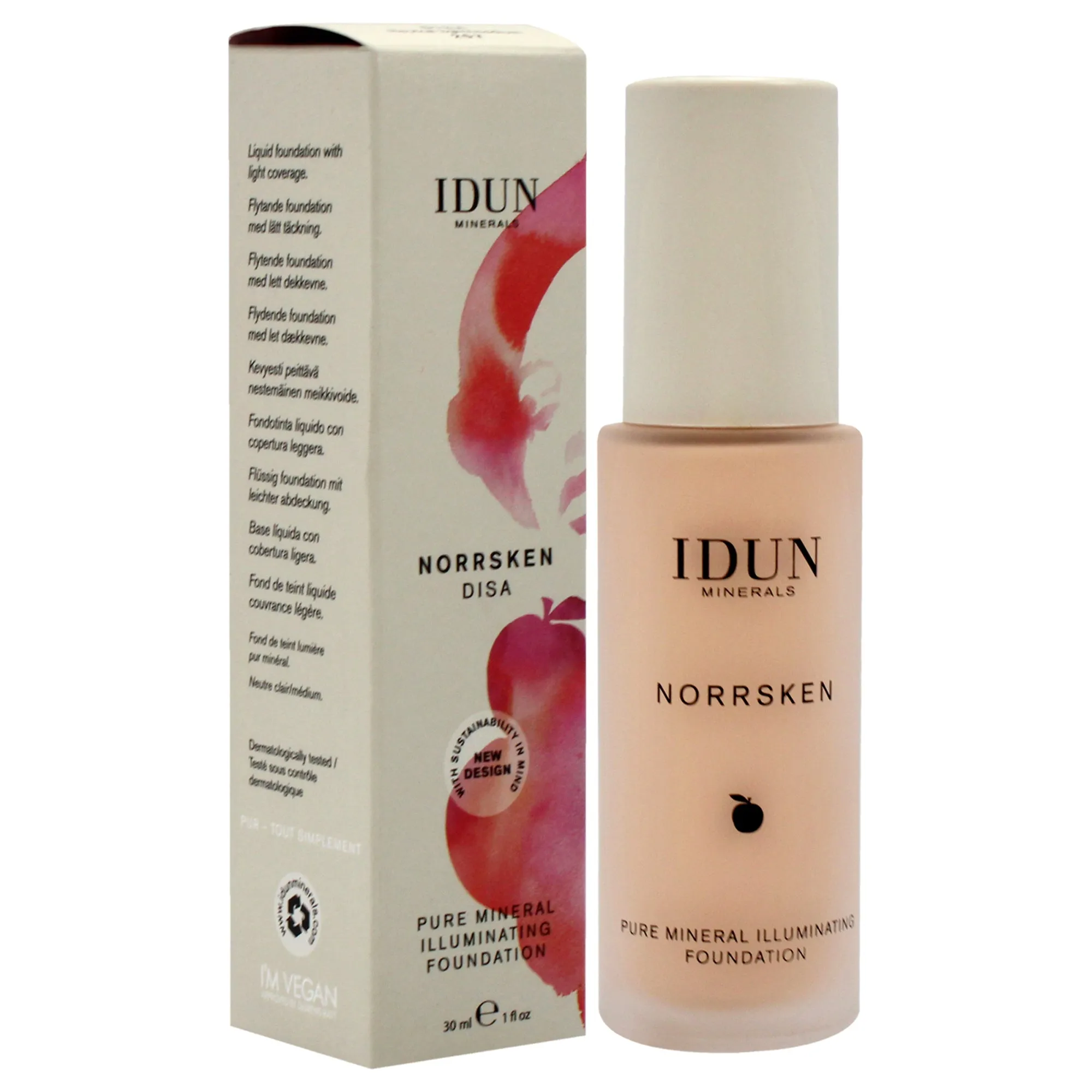 Norrsken Foundation - 207 Disa by Idun Minerals for Women - 1 oz Foundation