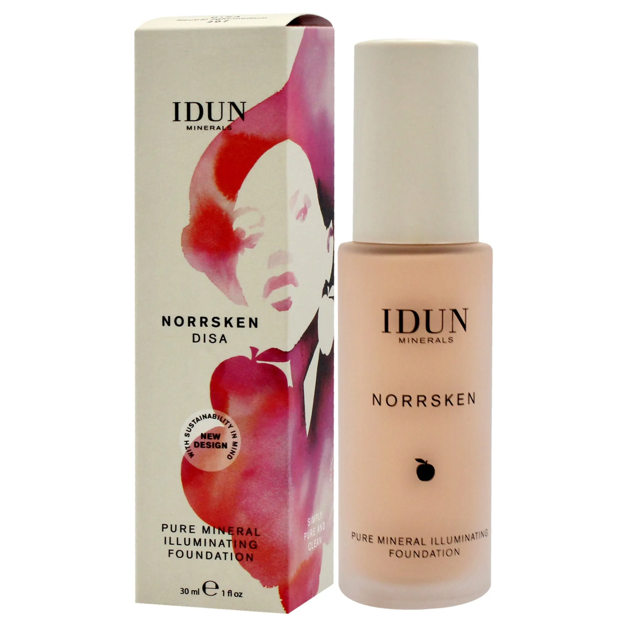Norrsken Foundation - 207 Disa by Idun Minerals for Women - 1 oz Foundation