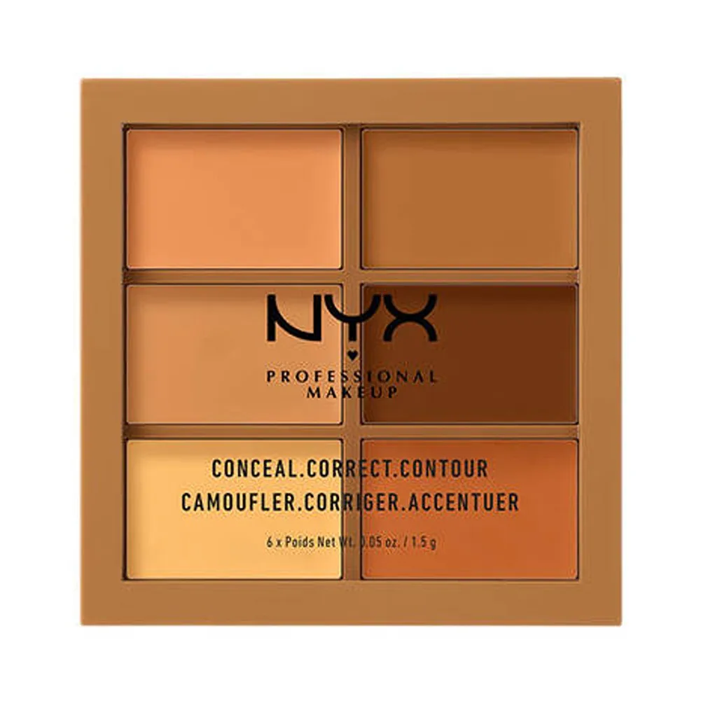 NYX PROFESSIONAL MAKEUP Cruelty Free Conceal Correct Contour 6 Color Palette