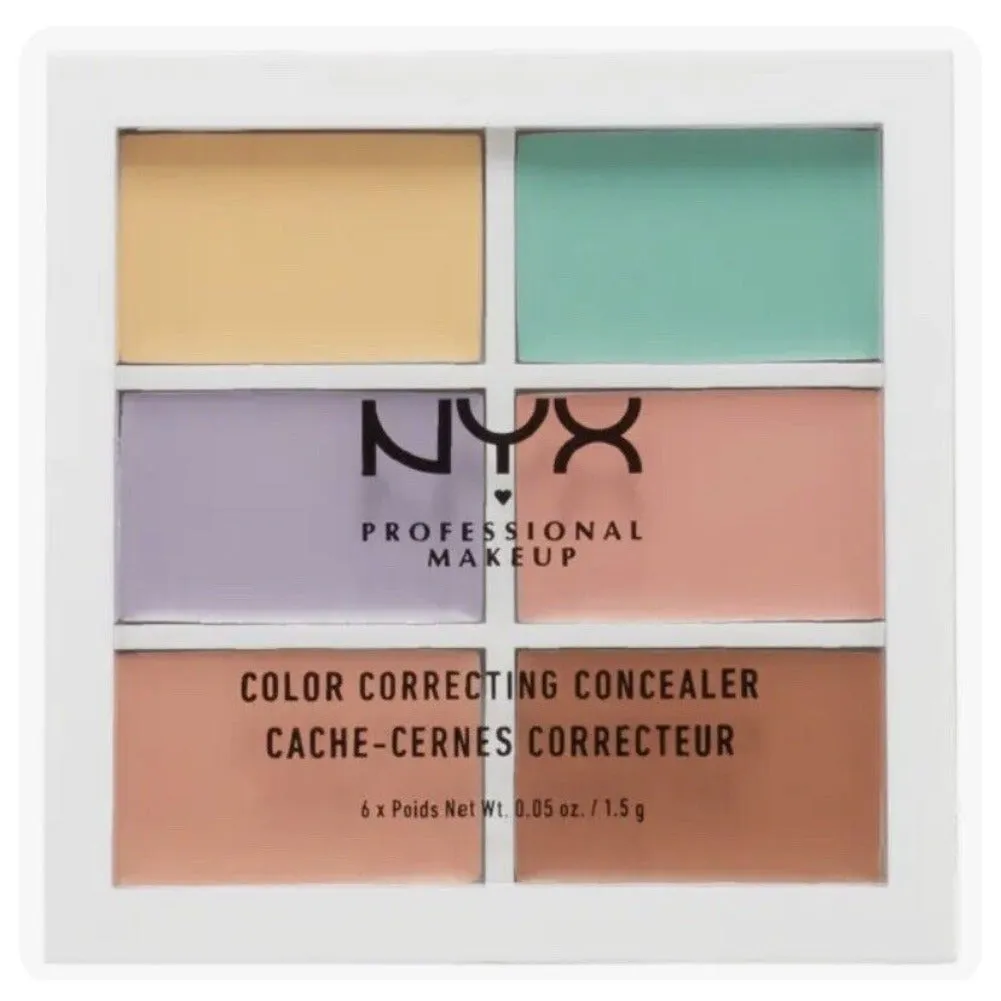 NYX PROFESSIONAL MAKEUP Cruelty Free Conceal Correct Contour 6 Color Palette
