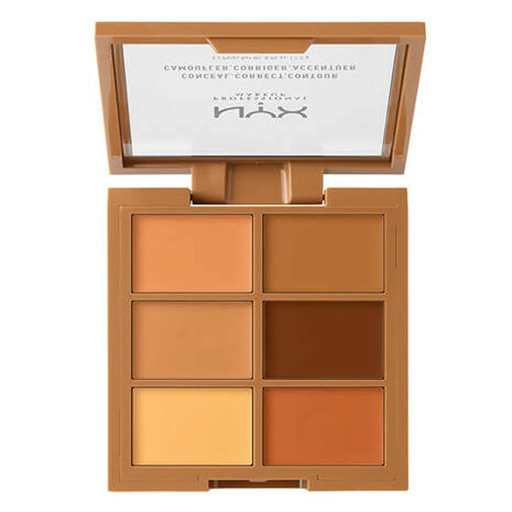NYX PROFESSIONAL MAKEUP Cruelty Free Conceal Correct Contour 6 Color Palette