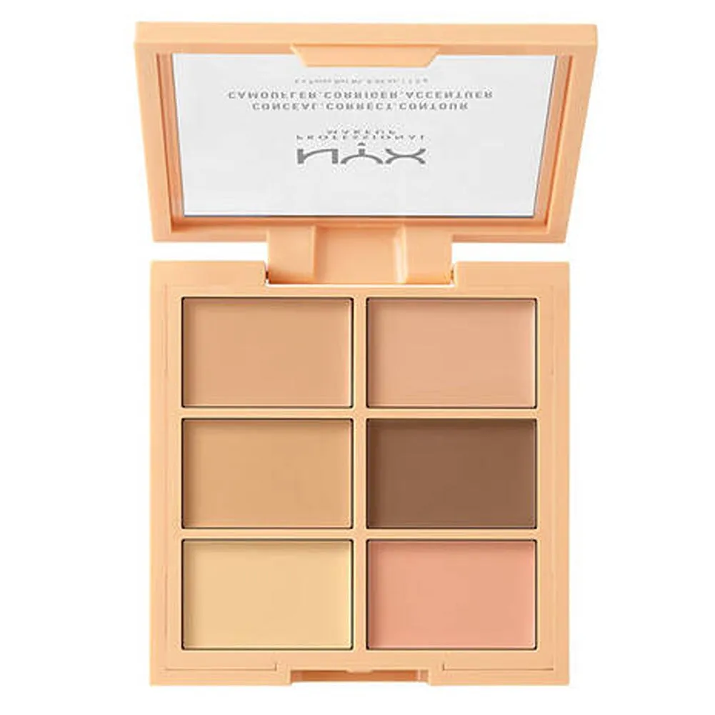 NYX PROFESSIONAL MAKEUP Cruelty Free Conceal Correct Contour 6 Color Palette