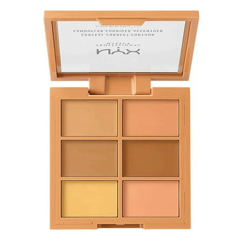 NYX PROFESSIONAL MAKEUP Cruelty Free Conceal Correct Contour 6 Color Palette