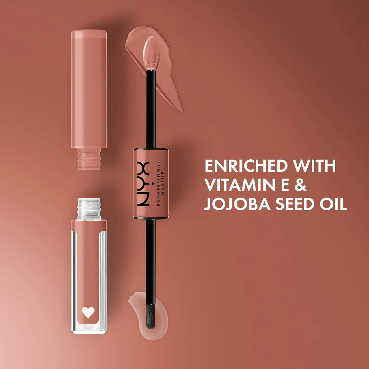 NYX PROFESSIONAL MAKEUP Shine Loud, Long-Lasting Liquid Lipstick with Clear Lip Gloss