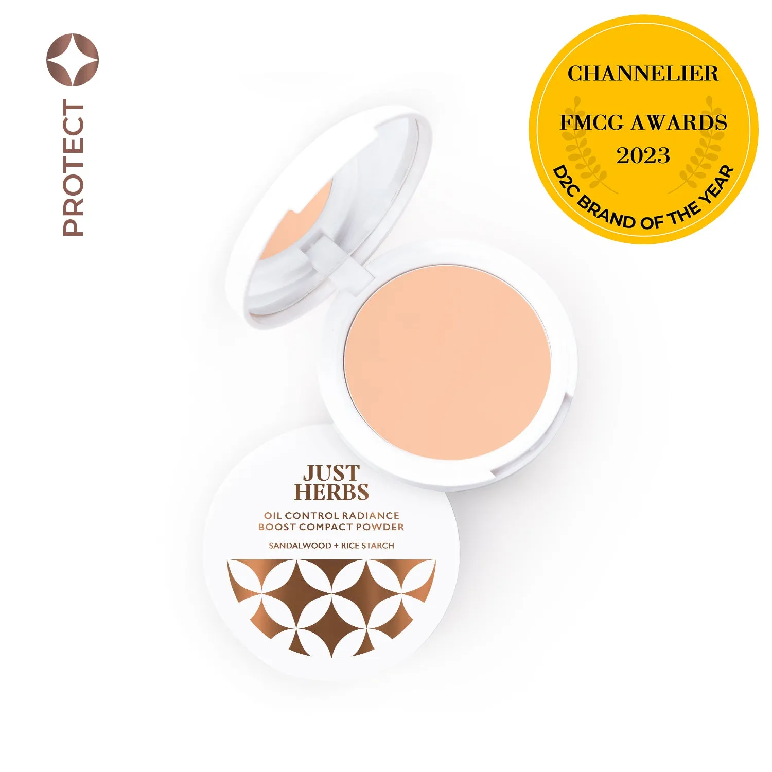 Oil Control Radiance Boost Compact Powder with Sandalwood & Rice Starch