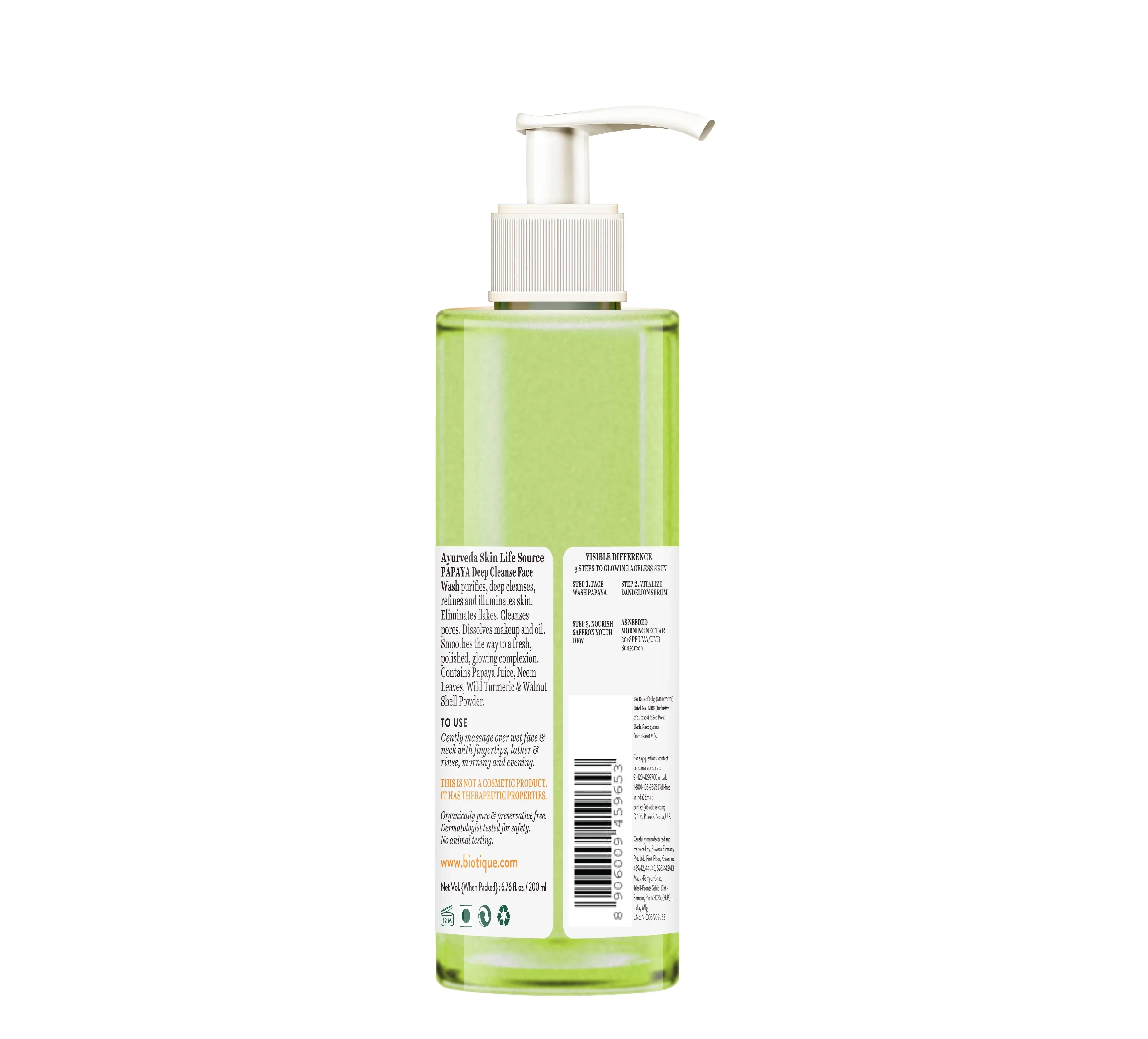 Papaya Deep Cleanse Face Wash