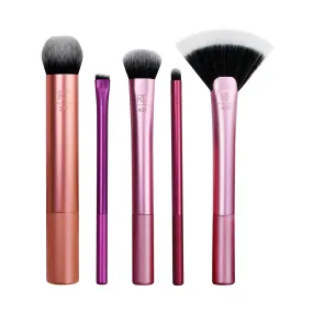 REAL TECHNIQUES - Artists Essentials Makeup Brush Set - 5 Count