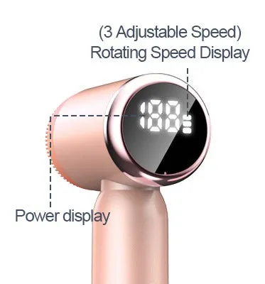 Rotating Waterproof Facial Cleansing Spin Roller Sonic Massager Cleaner Brush Silicone Electric Face Brush Cleanser