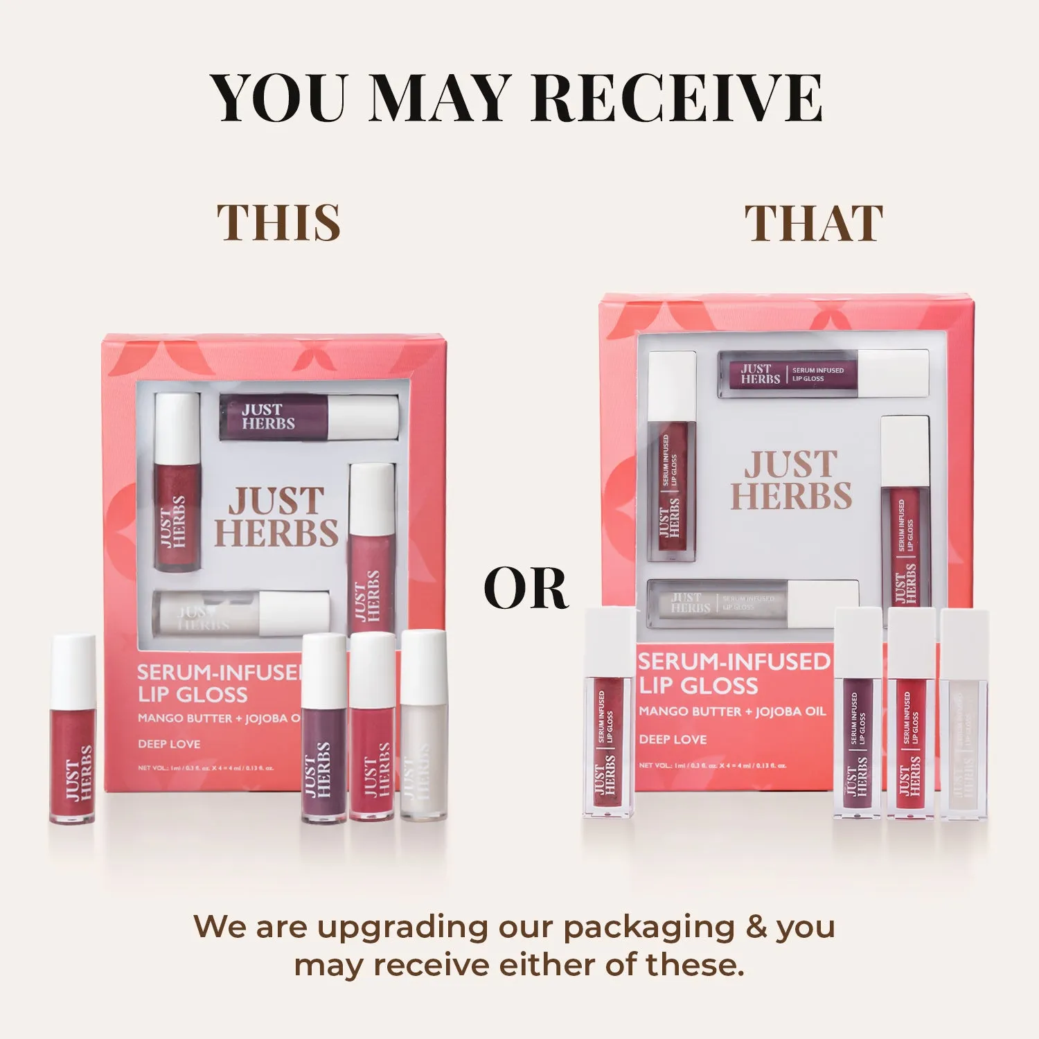 Serum-Infused Lip Gloss - Deep Love: 4g