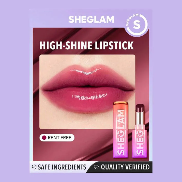 Sheglam Mirror Kiss High-Shine Lipstick