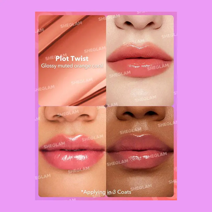 Sheglam Mirror Kiss High-Shine Lipstick
