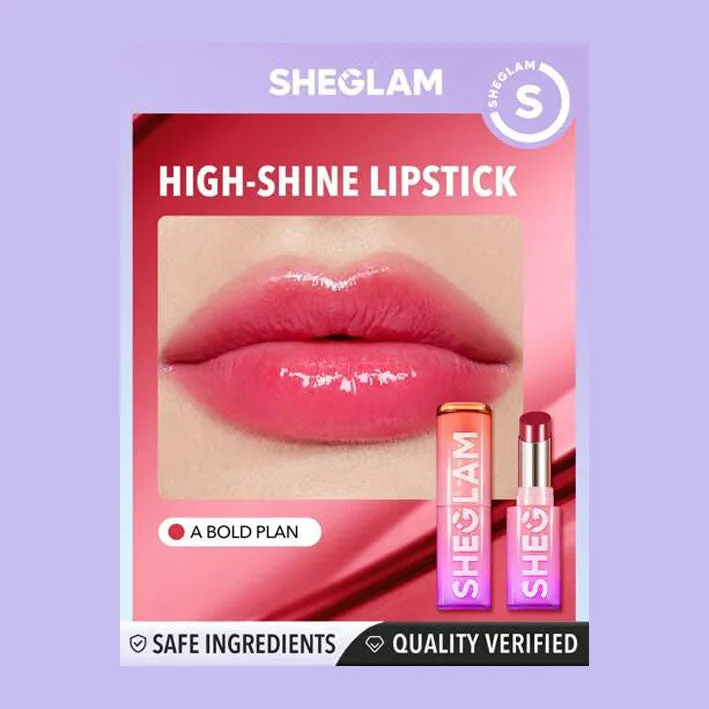 Sheglam Mirror Kiss High-Shine Lipstick