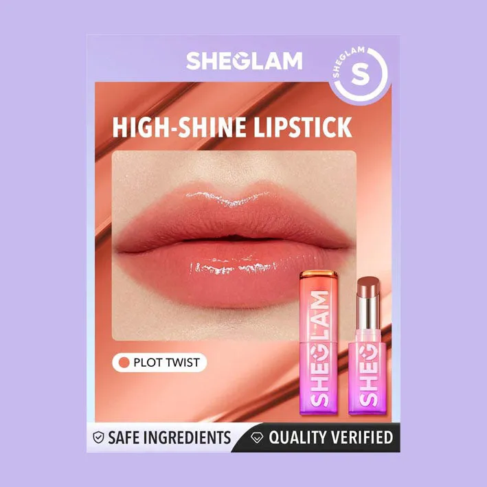 Sheglam Mirror Kiss High-Shine Lipstick