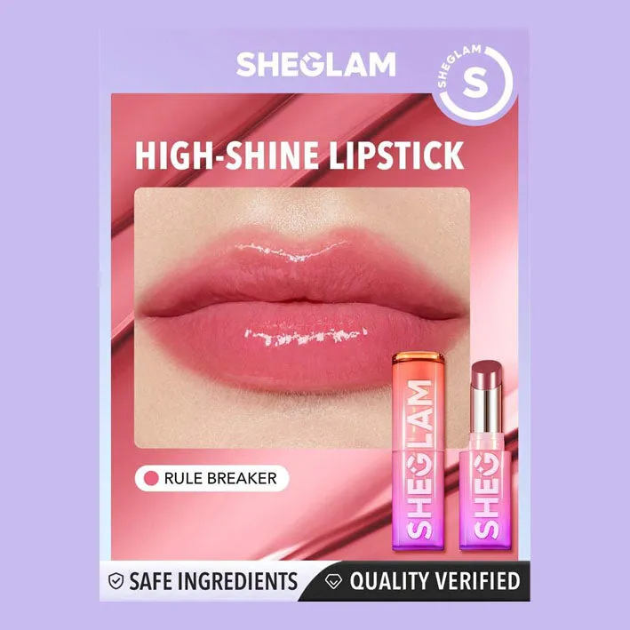 Sheglam Mirror Kiss High-Shine Lipstick