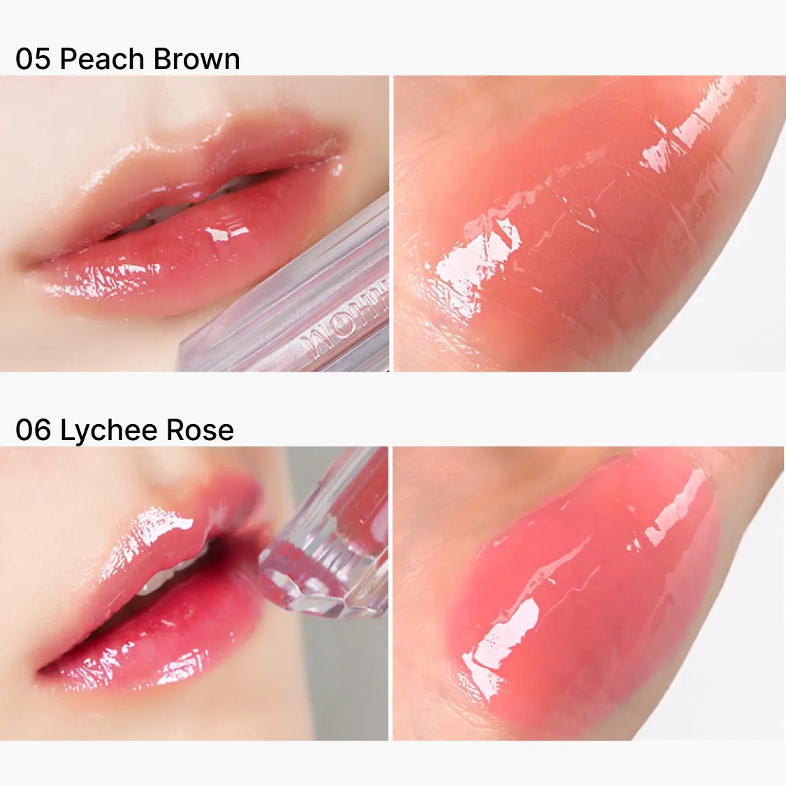 SHHOM Juicy Glow Lip Tint (7 colors); 0.1oz/2.8g