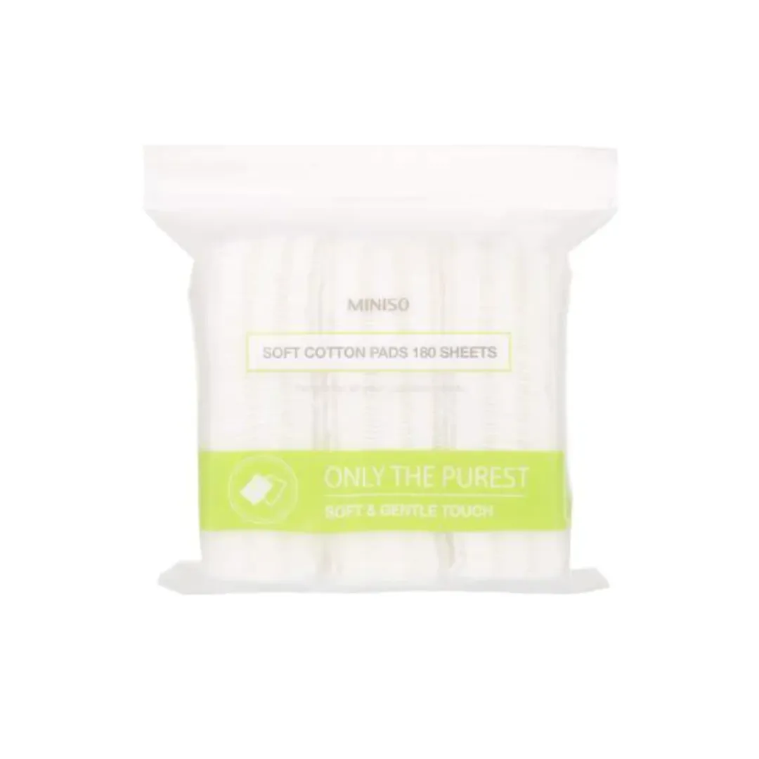 Soft Cotton Pads 180 Sheets (White)